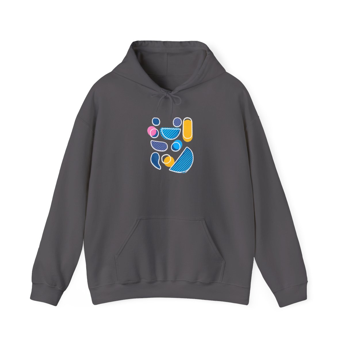 Abstract Colorful Shapes Hoodie | Geometric Minimalist Design | MKBHD - alternate angle 4, merchandise